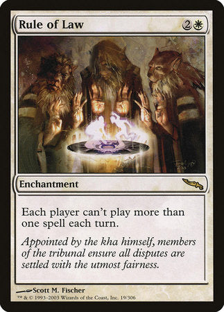 Rule of Law [Mirrodin] | Good Games North