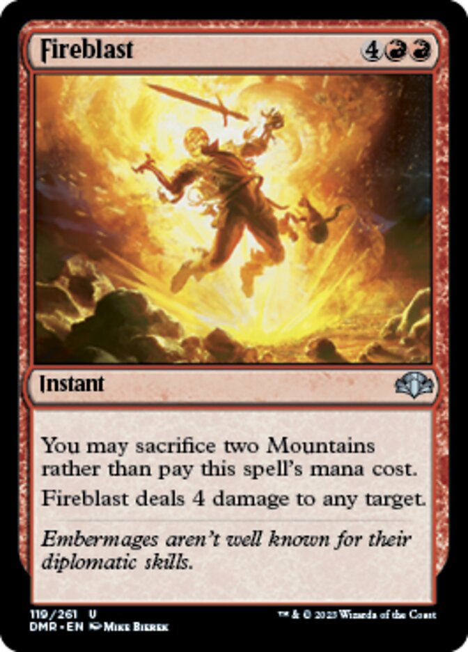 Fireblast [Dominaria Remastered] | Good Games North