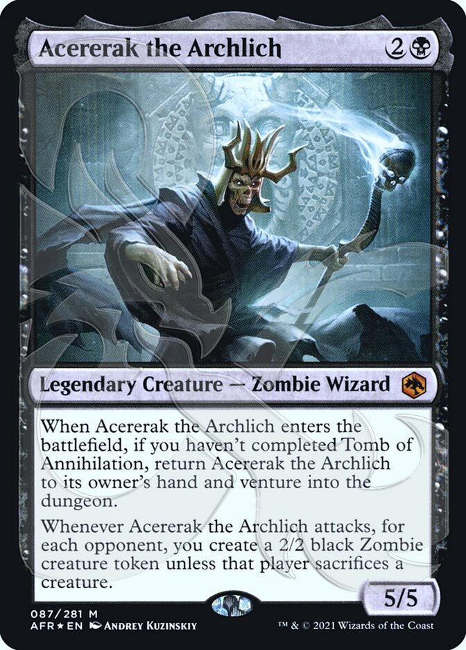 Acererak the Archlich (Ampersand Promo) [Dungeons & Dragons: Adventures in the Forgotten Realms Promos] | Good Games North