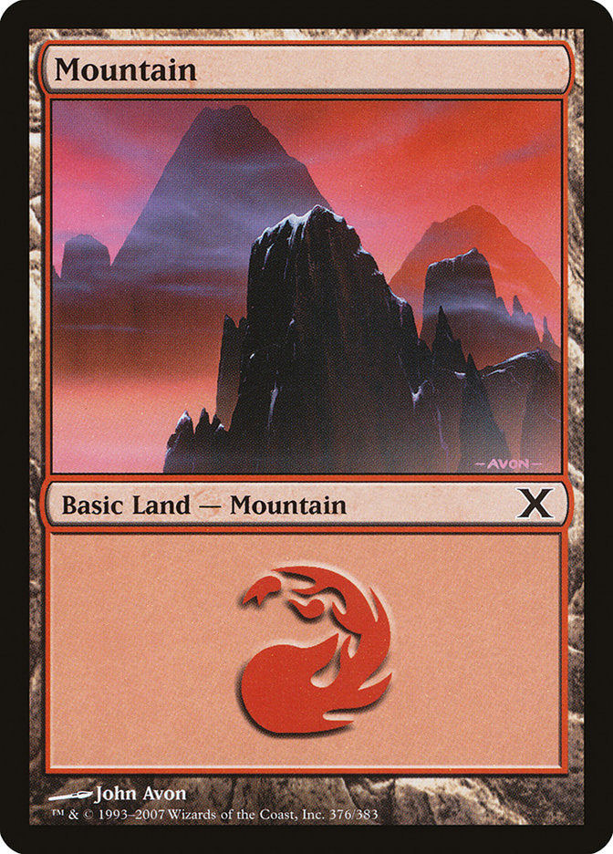 Mountain (376) [Tenth Edition] | Good Games North