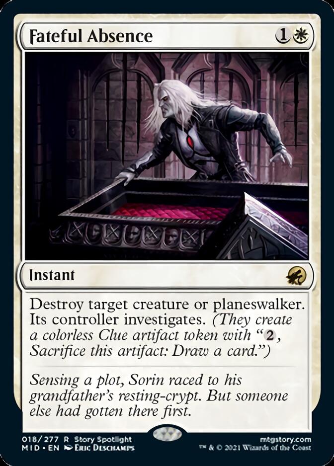 Fateful Absence [Innistrad: Midnight Hunt] | Good Games North