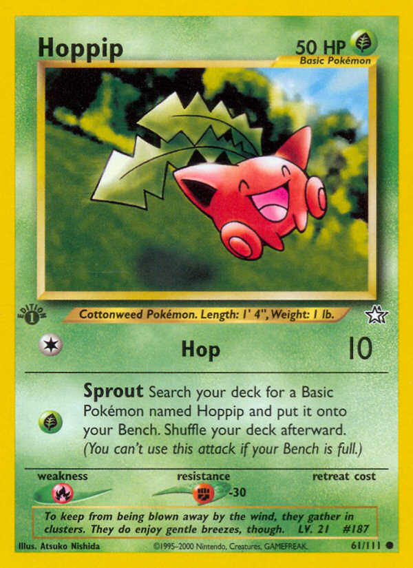 Hoppip (61/111) [Neo Genesis 1st Edition] | Good Games North