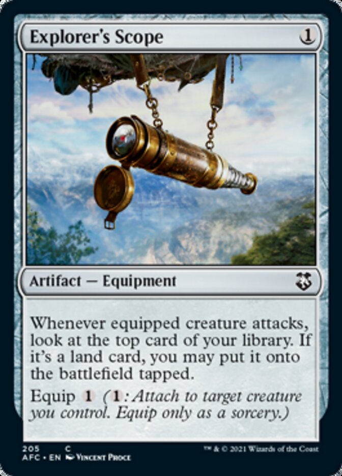 Explorer's Scope [Dungeons & Dragons: Adventures in the Forgotten Realms Commander] | Good Games North