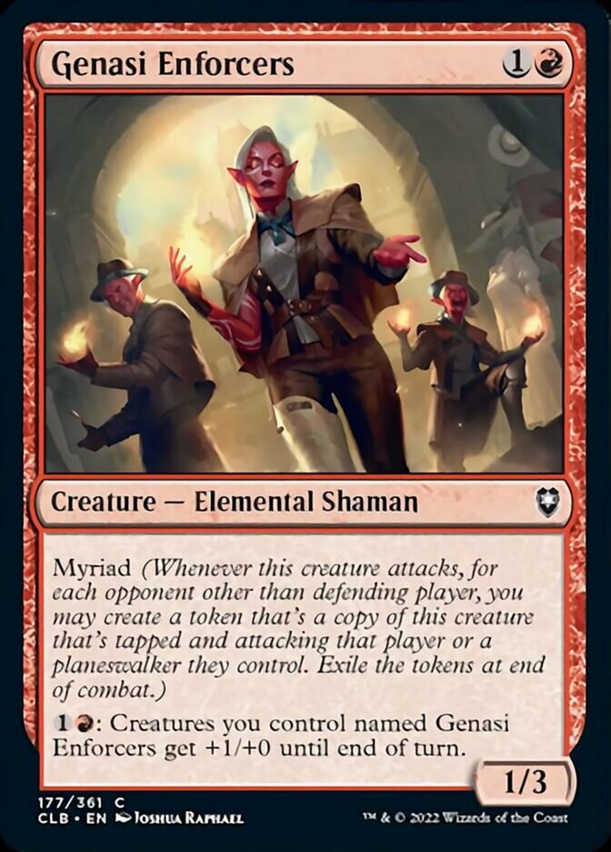 Genasi Enforcers [Commander Legends: Battle for Baldur's Gate] | Good Games North