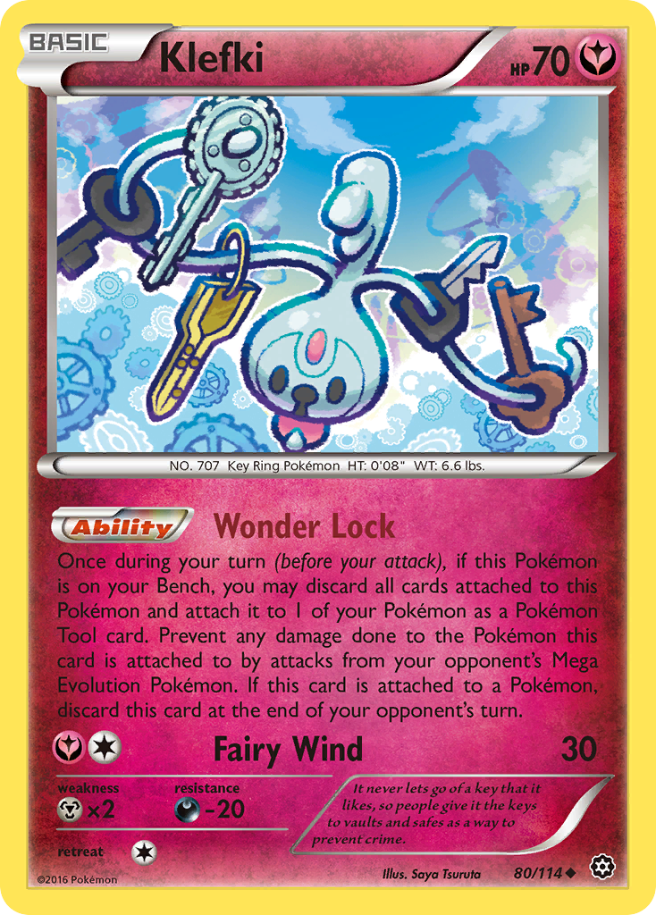Klefki (80/114) [XY: Steam Siege] | Good Games North