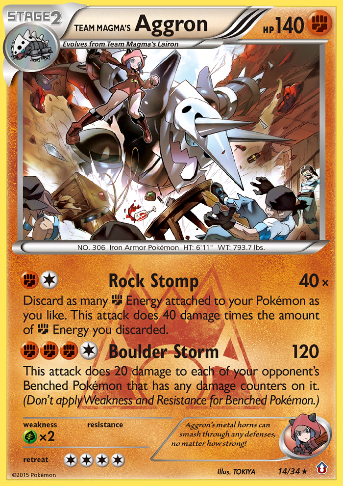 Team Magma's Aggron (14/34) [XY: Double Crisis] | Good Games North
