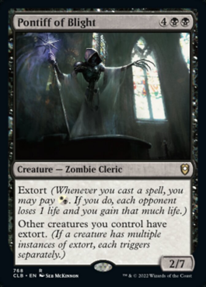Pontiff of Blight [Commander Legends: Battle for Baldur's Gate] | Good Games North