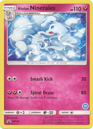 Alolan Ninetales (SM128) (Deck Exclusive #17) [Sun & Moon: Trainer Kit - Alolan Ninetales] | Good Games North