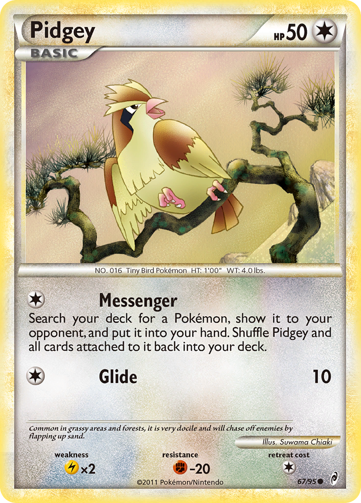 Pidgey (67/95) [HeartGold & SoulSilver: Call of Legends] | Good Games North