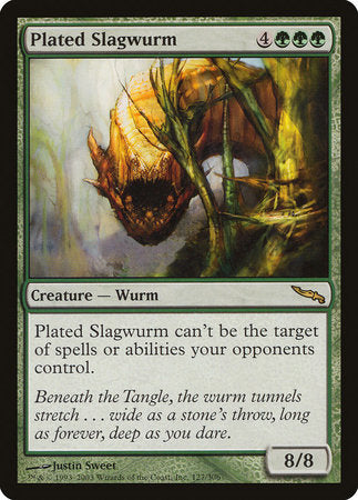 Plated Slagwurm [Mirrodin] | Good Games North