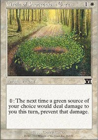 Circle of Protection: Green [Classic Sixth Edition] | Good Games North