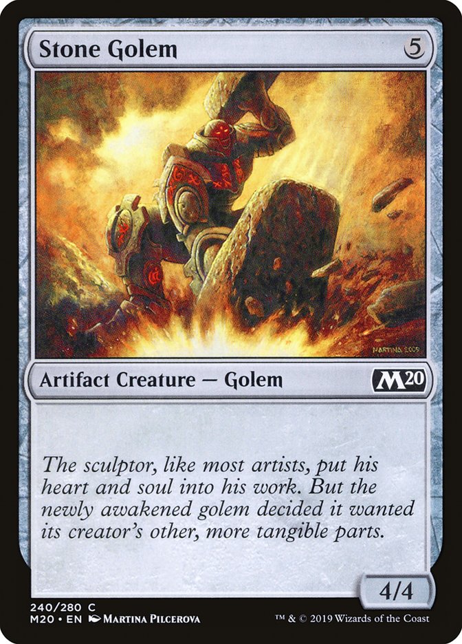 Stone Golem [Core Set 2020] | Good Games North