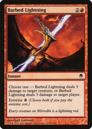 Barbed Lightning [Darksteel] | Good Games North