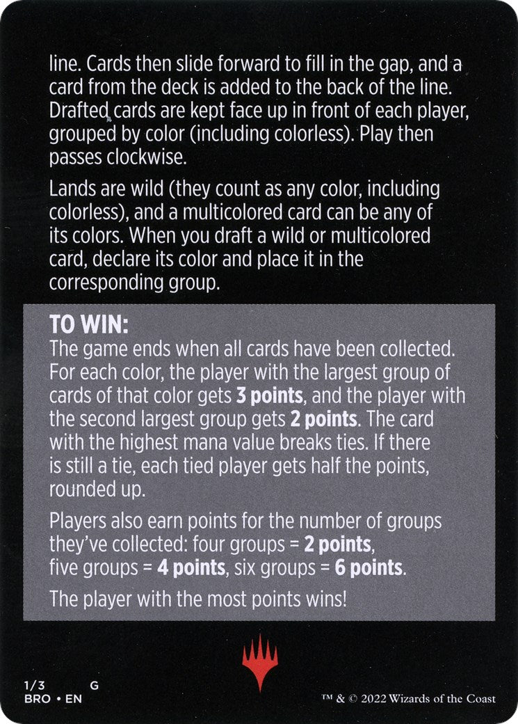 Mishra's Manufactory (Magic Minigame) [The Brothers' War Minigame] | Good Games North