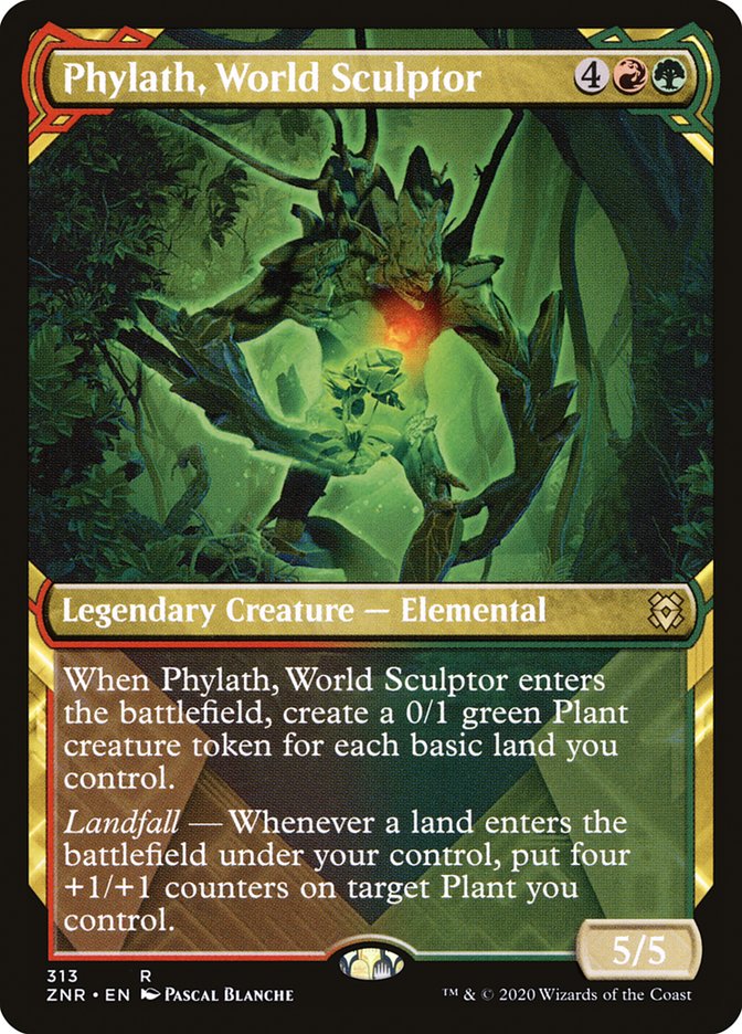 Phylath, World Sculptor (Showcase) [Zendikar Rising] | Good Games North