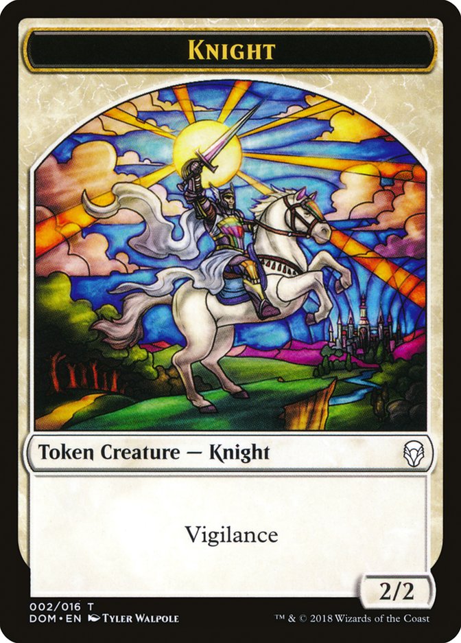 Knight (002/016) [Dominaria Tokens] | Good Games North
