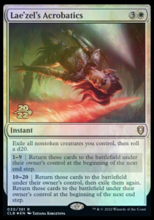 Lae'zel's Acrobatics [Commander Legends: Battle for Baldur's Gate Prerelease Promos] | Good Games North
