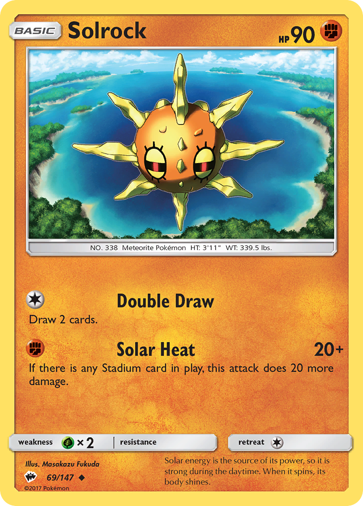 Solrock (69/147) [Sun & Moon: Burning Shadows] | Good Games North