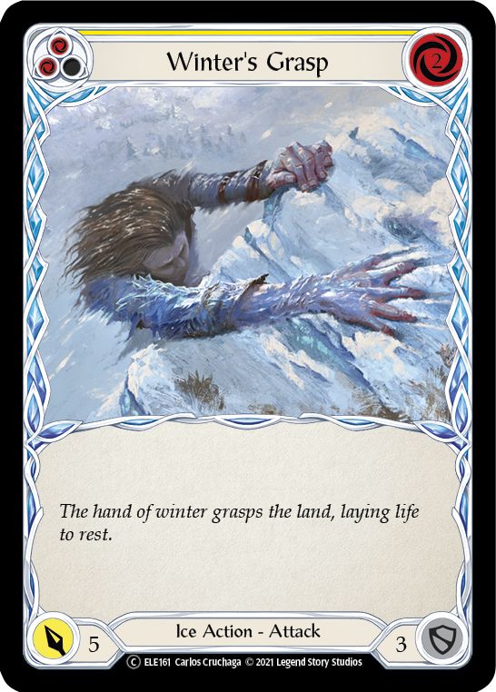 Winter's Grasp (Yellow) [U-ELE161] Unlimited Normal | Good Games North