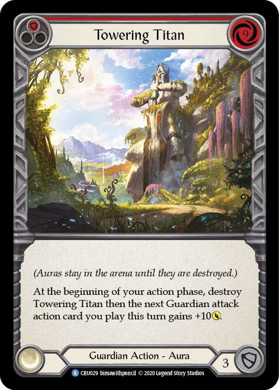 Towering Titan (Red) [CRU029] 1st Edition Normal | Good Games North