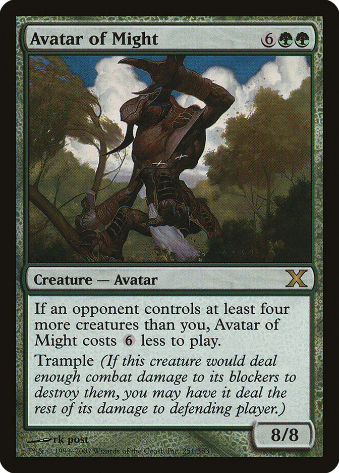 Avatar of Might [Tenth Edition] | Good Games North