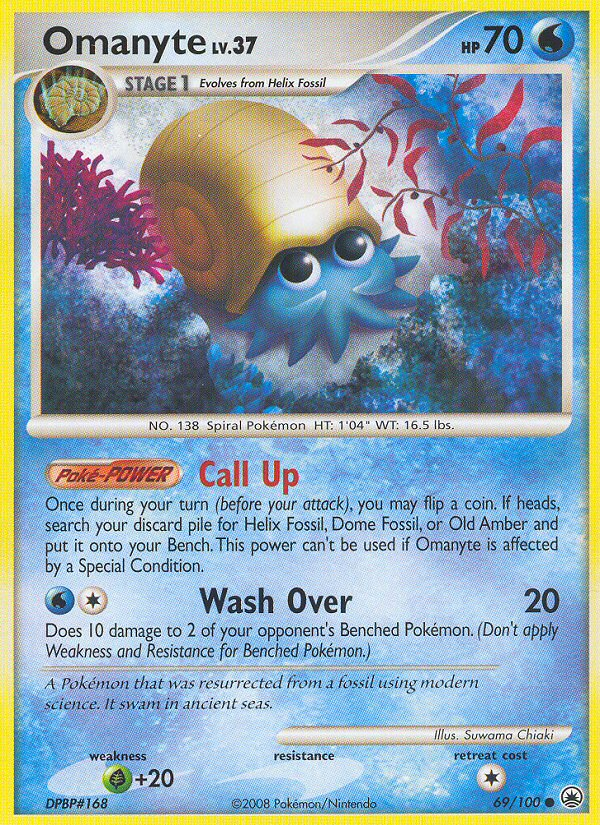 Omanyte (69/100) [Diamond & Pearl: Majestic Dawn] | Good Games North