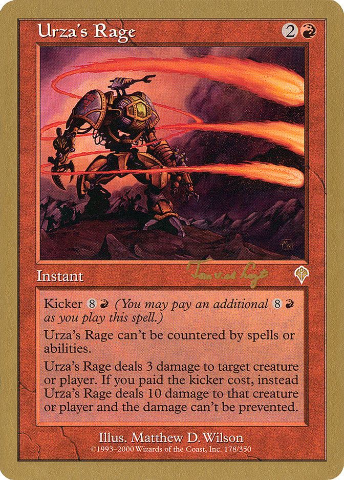 Urza's Rage (Tom van de Logt) [World Championship Decks 2001] | Good Games North
