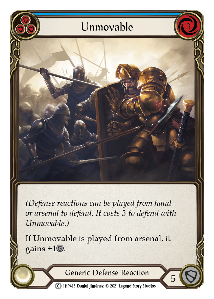 Unmovable (Blue) [1HP413] | Good Games North