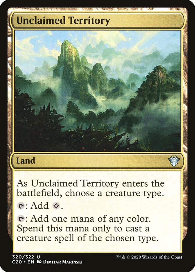 Unclaimed Territory [Commander 2020] | Good Games North