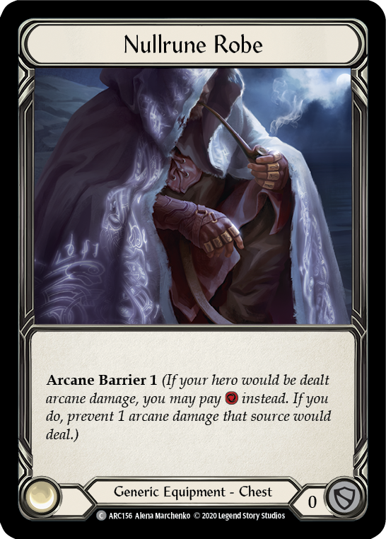 Nullrune Robe [U-ARC156] Unlimited Rainbow Foil | Good Games North