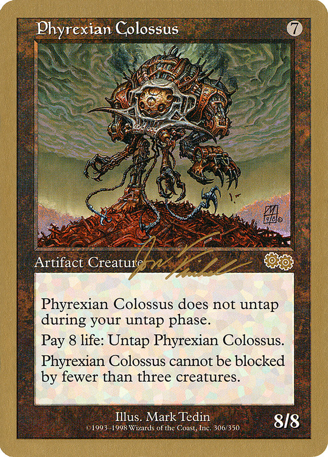 Phyrexian Colossus (Jon Finkel) [World Championship Decks 2000] | Good Games North