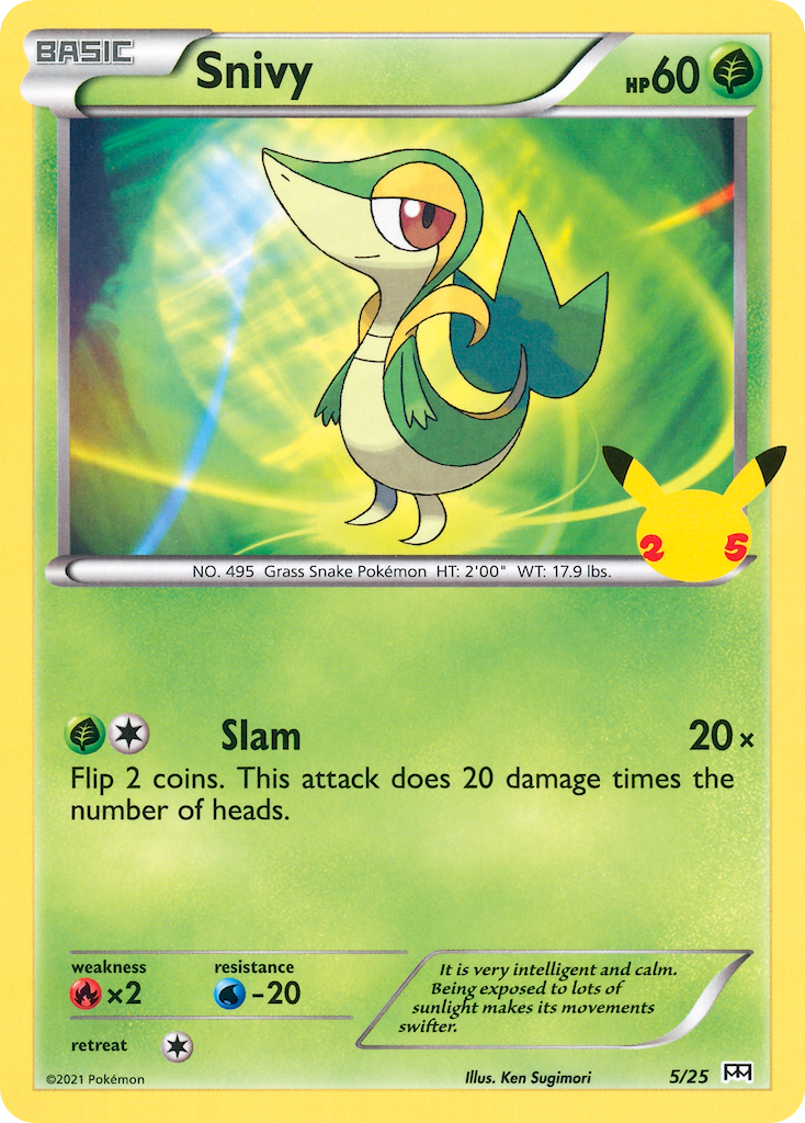 Snivy (5/25) [McDonald's 25th Anniversary] | Good Games North