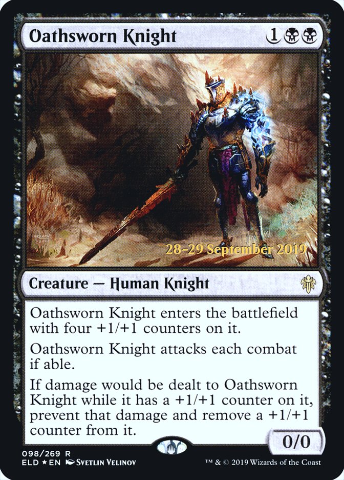 Oathsworn Knight  [Throne of Eldraine Prerelease Promos] | Good Games North