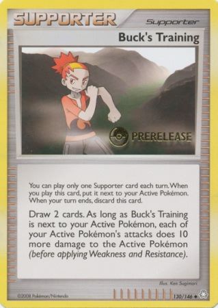 Bucks Training (130/146) (Prerelease Promo) [Diamond & Pearl: Legends Awakened] | Good Games North