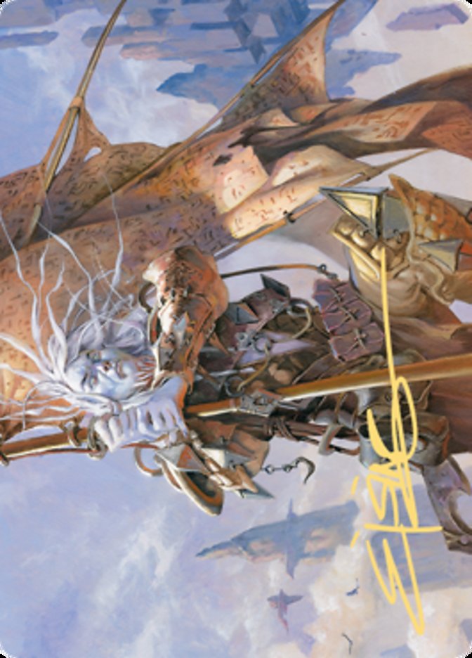 Sea Gate Banneret Art Card (Gold-Stamped Signature) [Zendikar Rising Art Series] | Good Games North