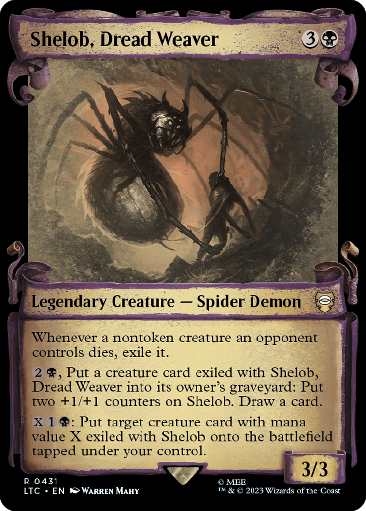 Shelob, Dread Weaver [The Lord of the Rings: Tales of Middle-Earth Commander Showcase Scrolls] | Good Games North