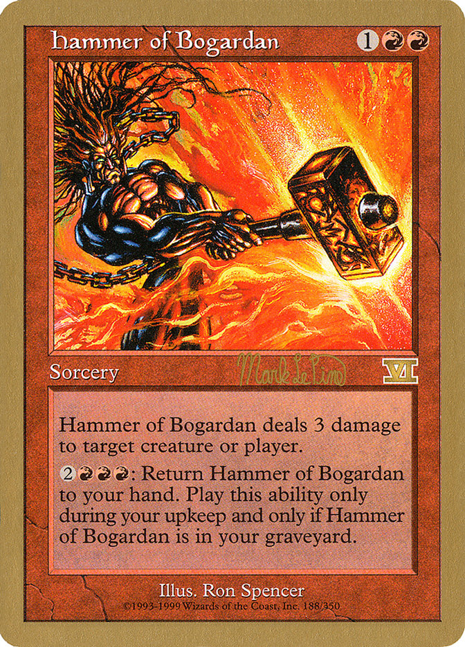 Hammer of Bogardan (Mark Le Pine) [World Championship Decks 1999] | Good Games North