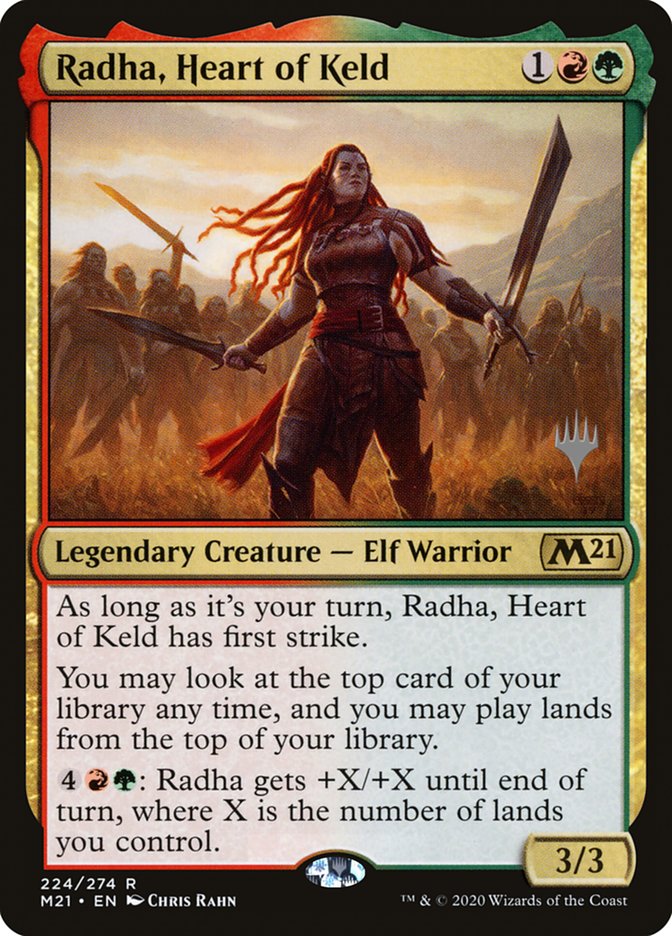 Radha, Heart of Keld (Promo Pack) [Core Set 2021 Promos] | Good Games North