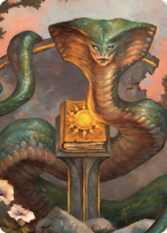 Guardian Naga Art Card [Commander Legends: Battle for Baldur's Gate Art Series] | Good Games North