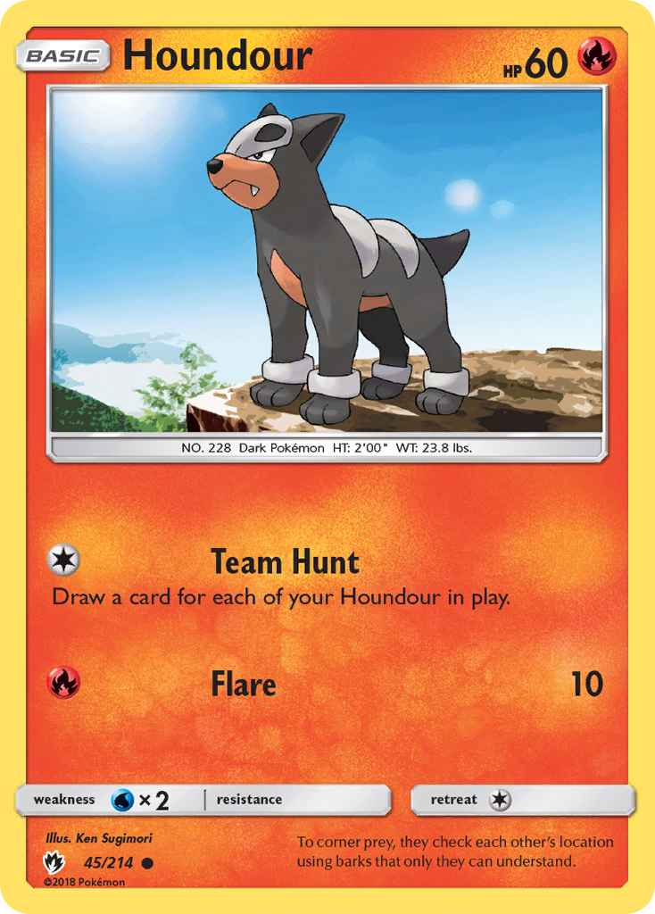 Houndour (45/214) [Sun & Moon: Lost Thunder] | Good Games North