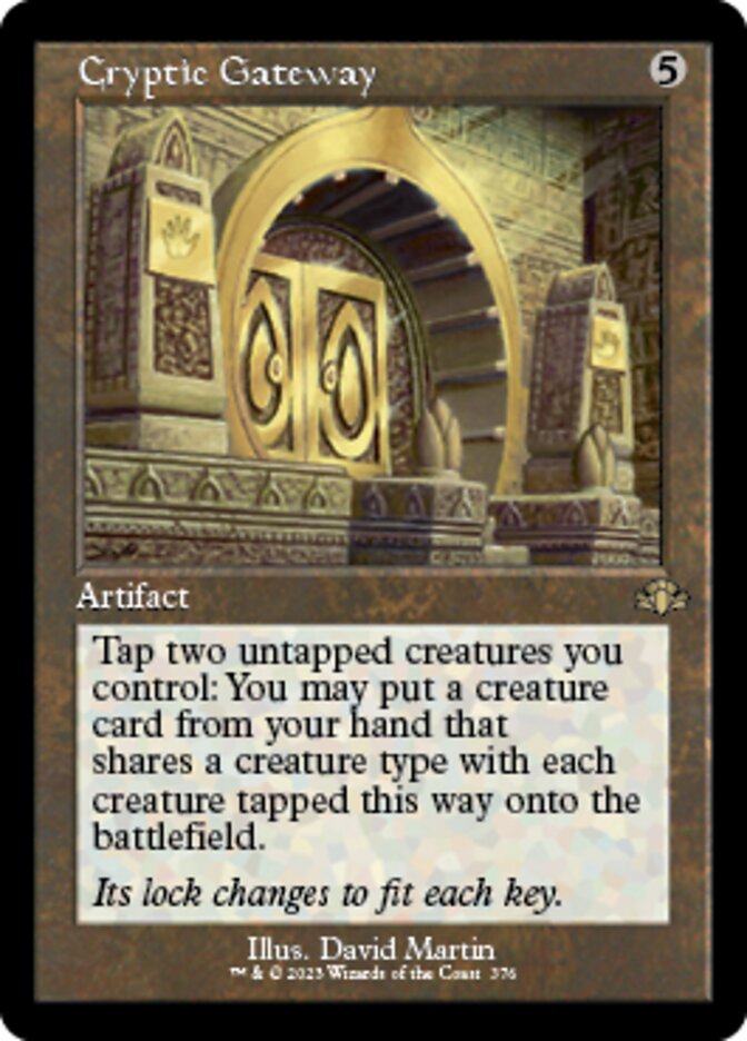 Cryptic Gateway (Retro) [Dominaria Remastered] | Good Games North