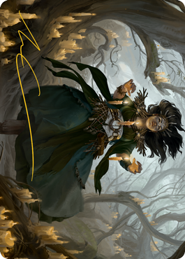 Candlegrove Witch 1 Art Card (Gold-Stamped Signature) [Innistrad: Midnight Hunt Art Series] | Good Games North