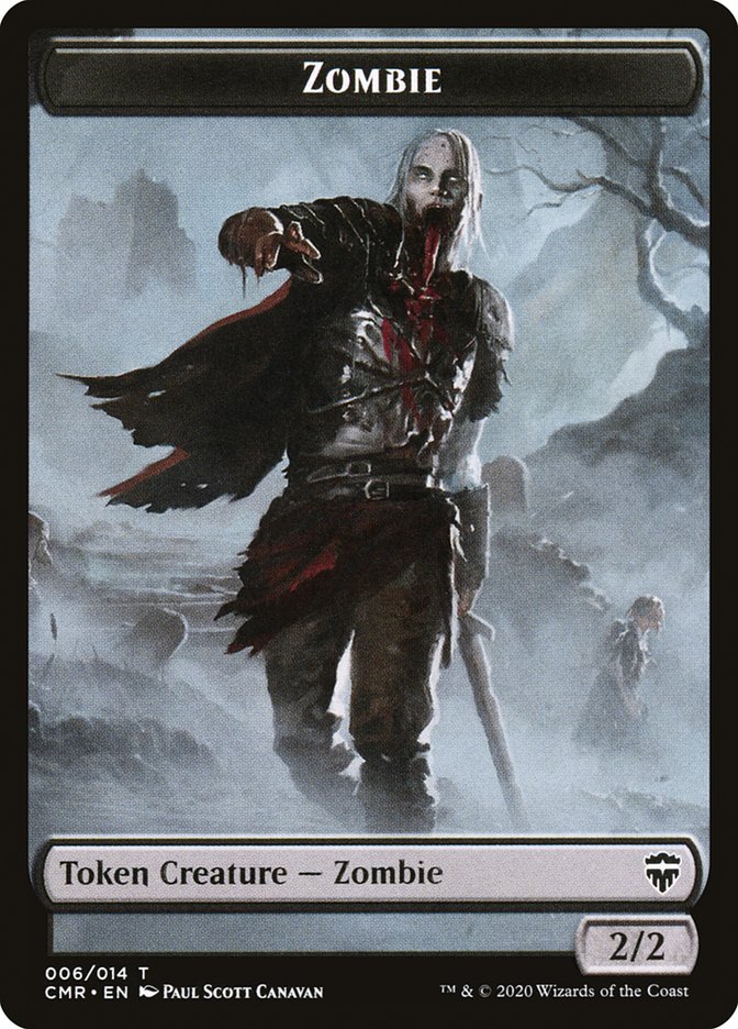 Zombie Token [Commander Legends Tokens] | Good Games North