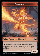 Elemental (22) // Elemental (9) Double-Sided Token [March of the Machine Commander Tokens] | Good Games North
