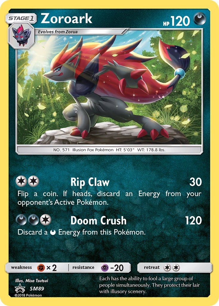 Zoroark (SM89) [Sun & Moon: Black Star Promos] | Good Games North