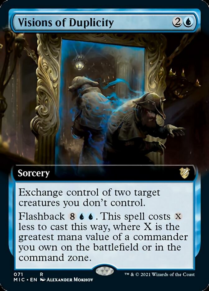 Visions of Duplicity (Extended) [Innistrad: Midnight Hunt Commander] | Good Games North