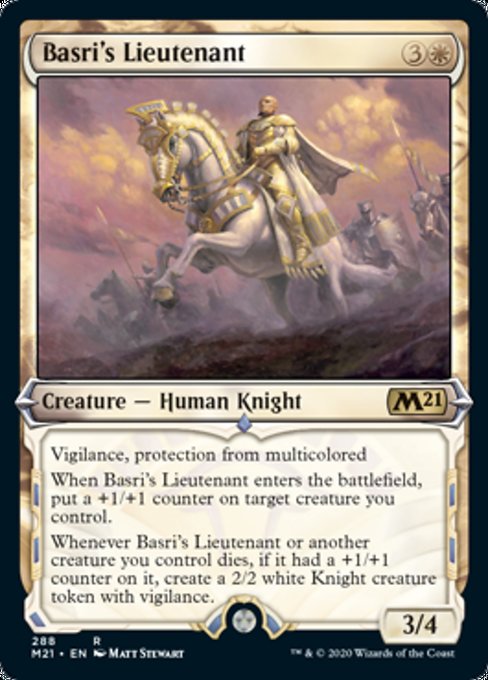 Basri's Lieutenant (Showcase) [Core Set 2021] | Good Games North
