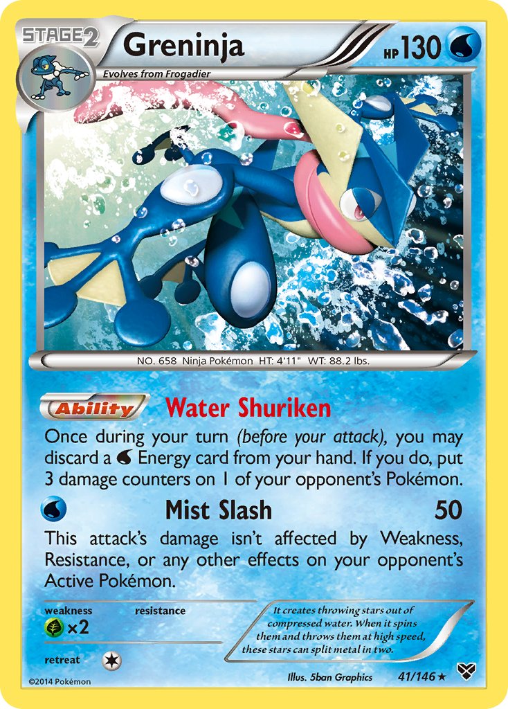 Greninja (41/146) (Cosmos Holo) (Blister Exclusive) [XY: Base Set] | Good Games North