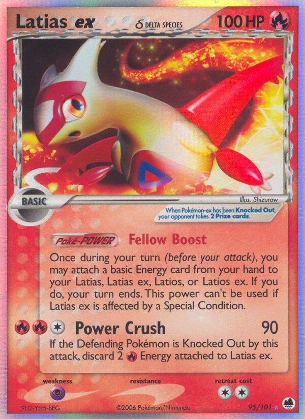 Latias ex (95/101) (Delta Species) [EX: Dragon Frontiers] | Good Games North