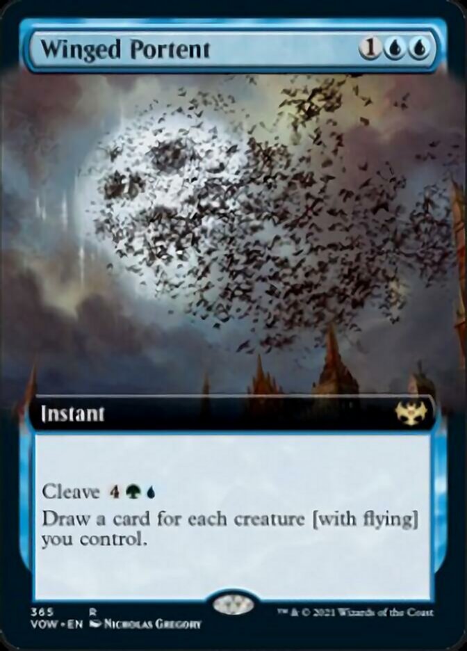 Winged Portent (Extended) [Innistrad: Crimson Vow] | Good Games North